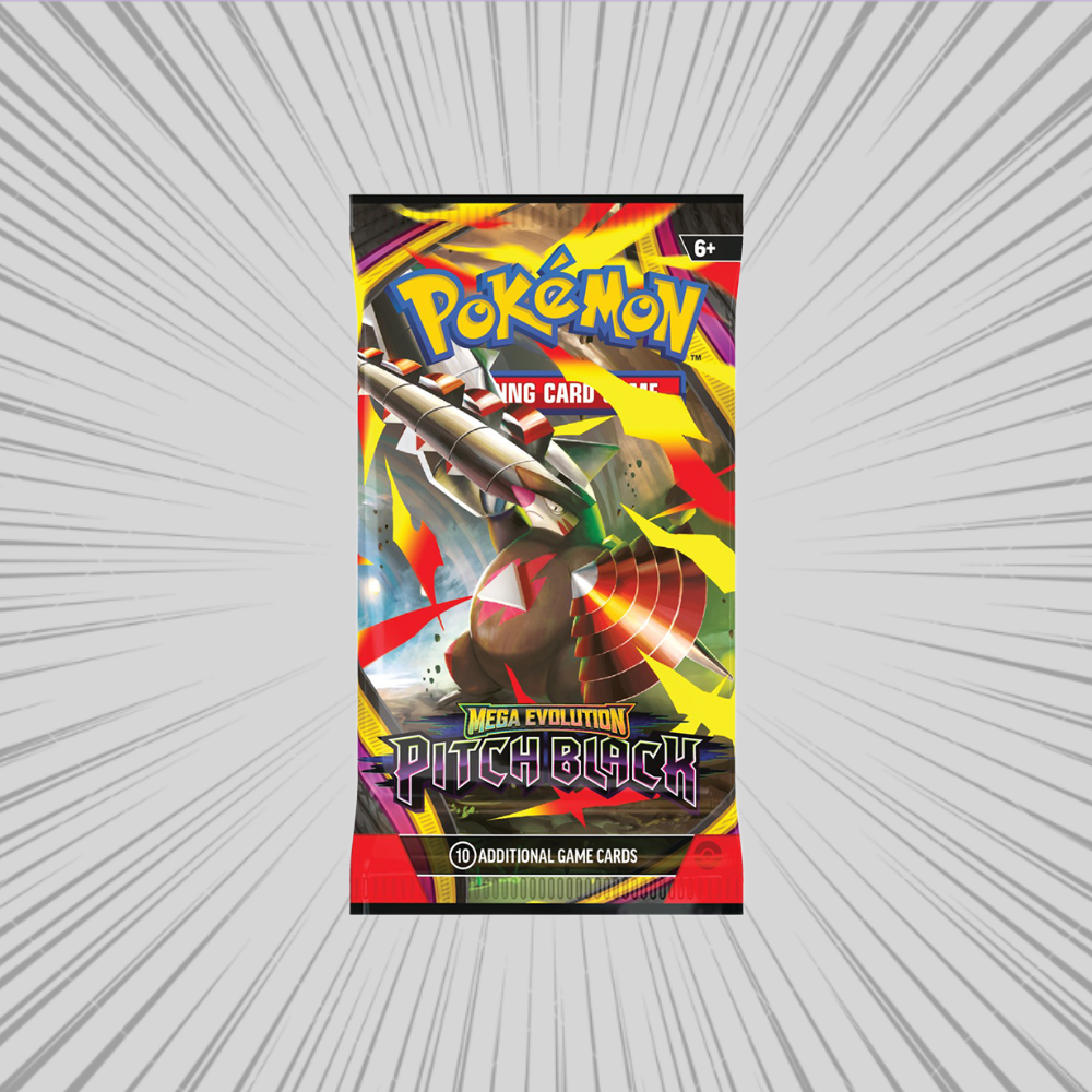 Pokemon TCG: Pitch Black - Oryginalny Booster (1 Saszetka - 10 Kart)