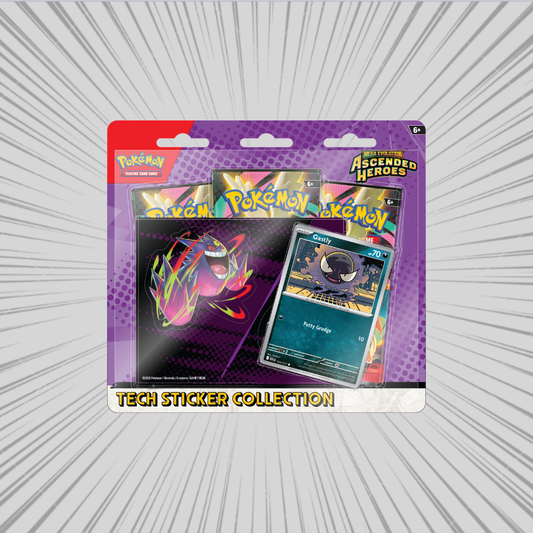 Pokemon TCG: Mega Evolution Ascended Heroes – Tech Sticker Collection: Gastly