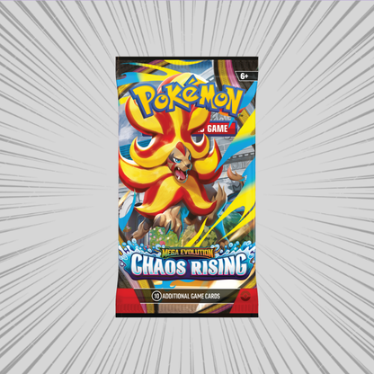 Pokemon TCG: Chaos Rising - Oryginalny Booster (1 Saszetka - 10 Kart)