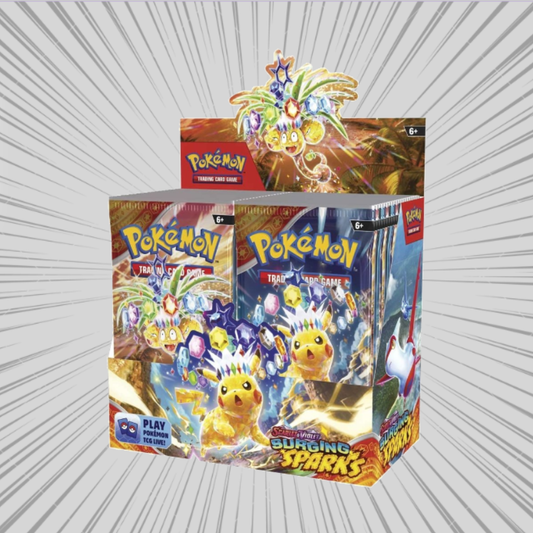 Karty Pokemon Booster Box Boostery Surging Sparks Terrastal Pikachu Exeggutor