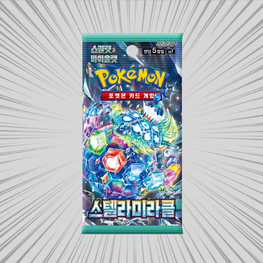 Pokemon TCG: Stellar Miracle - Oryginalny Koreański Booster (1 Saszetka - 5 Kart)