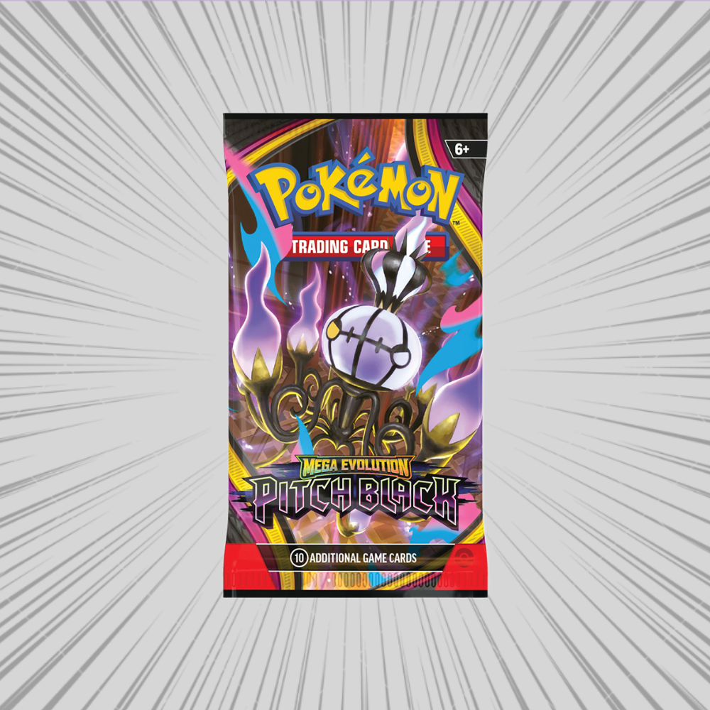 Pokemon TCG: Pitch Black - Oryginalny Booster (1 Saszetka - 10 Kart)