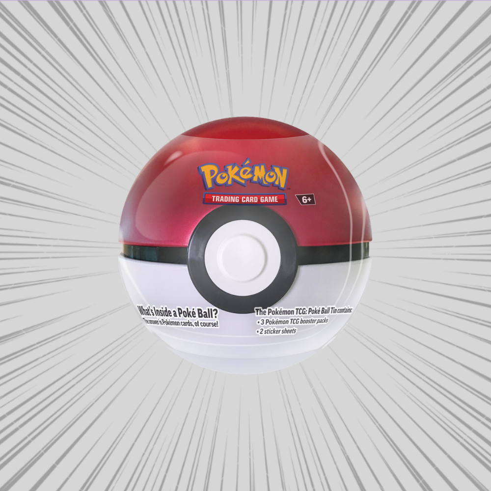 Pokemon TCG: Poke Ball Tin 2025 MIX - Oryginalna Puszka Kolekcjonerska